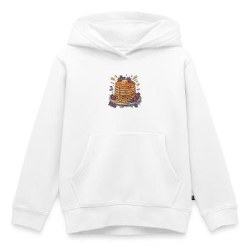Crêpes au sirop avec des baies - Sweat Premium à capuche enfant bio - blanc - Devant - AI Model Kid Female (0cm)