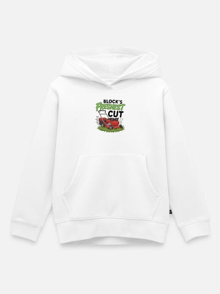 Blocks Freshest Cut - Kinder Premium Organic Hoodie - Weiß