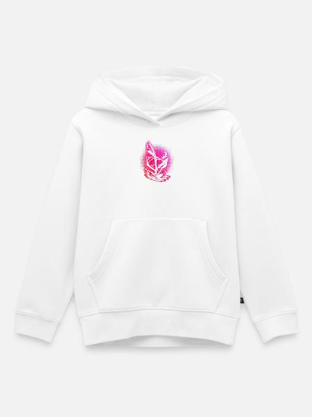 Direkte Windsurfing Aussage - Kinder Premium Organic Hoodie - Weiß