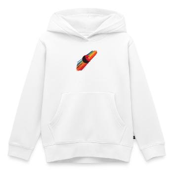 90er Bowlingkugel - Kinder Premium Organic Hoodie - Weiß - Vorne - AI Model Kid Female (0cm)