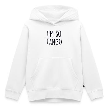 Tango Dancer - Kinder Premium Organic Hoodie - Weiß - Vorne - AI Model Kid Female (0cm)