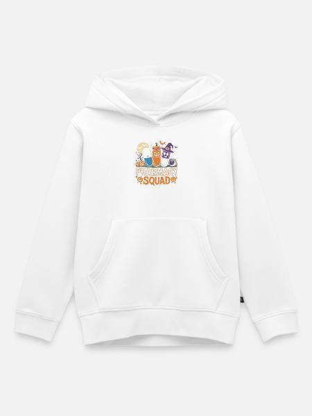 Pharma Squad Halloween Kollektion - Kinder Premium Organic Hoodie - Weiß