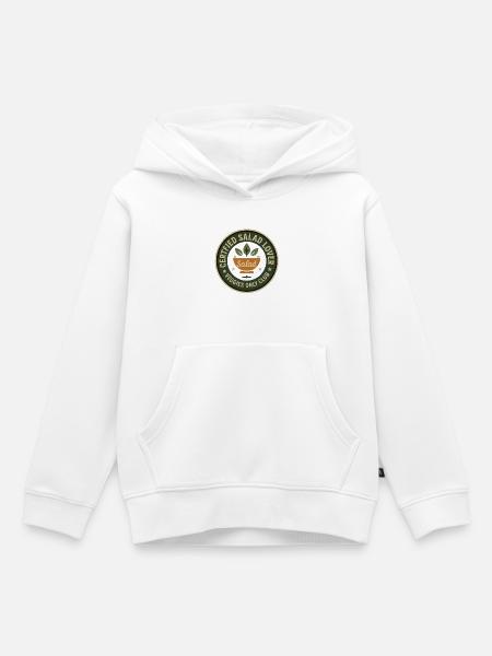 Salat Liebhaber - Kinder Premium Organic Hoodie - Weiß