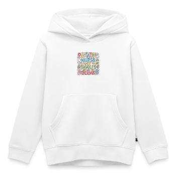 Pediatric Nurse Expert In Giggles And Child Care - Kids Premium Organic Hoodie - white - Front - AI Model Kid Female (0cm)