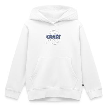 Crazy - Kinder Premium Organic Hoodie - Weiß - Vorne - AI Model Kid Female (0cm)