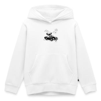 Sheep Cabrio - Kinder Premium Organic Hoodie - Weiß - Vorne - AI Model Kid Female (0cm)