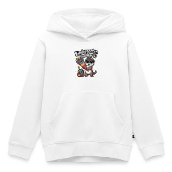 Jetzt Schulkind! Lustiger Otter zur Einschulung - Kinder Premium Organic Hoodie - Weiß - Vorne - AI Model Kid Female (0cm)