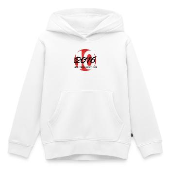 10e anniversaire 2016 cadeau garçons et filles - Sweat Premium à capuche enfant bio - blanc - Devant - AI Model Kid Female (0cm)