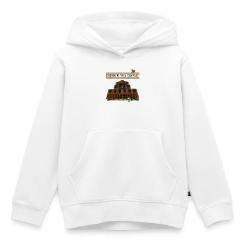 Dub Reggae Music - Kids Premium Organic Hoodie - white - Front - AI Model Kid Female (0cm)