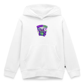 Party Bug  - Kinder Premium Organic Hoodie - Weiß - Vorne - AI Model Kid Female (0cm)