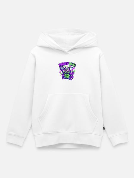 Party Bug - Kinder Premium Organic Hoodie - Weiß