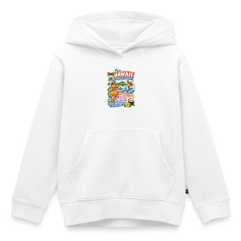 Hawaii Traumreise 50er Jahre Poster - Kinder Premium Organic Hoodie - Weiß - Vorne - AI Model Kid Female (0cm)