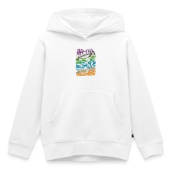 Hawaii Traumreise 50er Jahre Poster - Kinder Premium Organic Hoodie - Weiß - Vorne - AI Model Kid Female (0cm)
