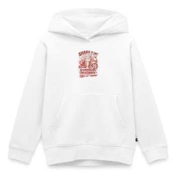 Strawberry Milkshake 50s Retro Design - Kids Premium Organic Hoodie - white - Front - AI Model Kid Female (0cm)