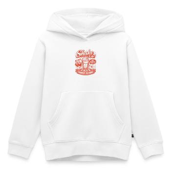 Strawberry Milkshake 50s Retro Design - Kids Premium Organic Hoodie - white - Front - AI Model Kid Female (0cm)