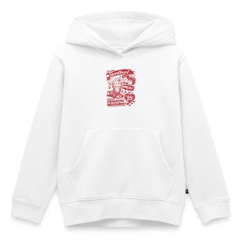 Strawberry Milkshake 50s Retro Design - Kids Premium Organic Hoodie - white - Front - AI Model Kid Female (0cm)
