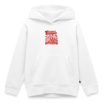 50s Valentine's milkshake for lovers - Kids Premium Organic Hoodie - white - Front - AI Model Kid Female (0cm)