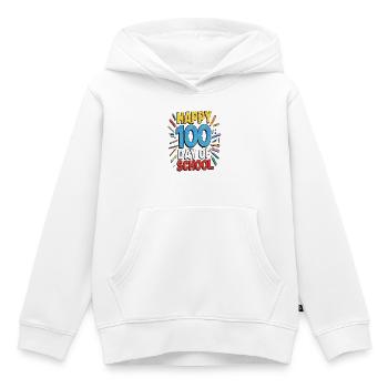 Hundertster Schultag Jubel Design - Kinder Premium Organic Hoodie - Weiß - Vorne - AI Model Kid Female (0cm)