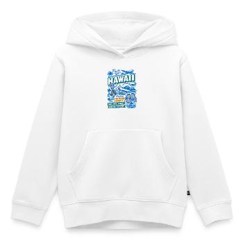 Hawaii Traumreise 50er Jahre Poster - Kinder Premium Organic Hoodie - Weiß - Vorne - AI Model Kid Female (0cm)