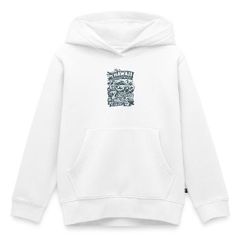Hawaii Traumreise 50er Jahre Poster - Kinder Premium Organic Hoodie - Weiß - Vorne - AI Model Kid Female (0cm)