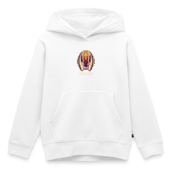 Perma-Death Profi | Bestatter Sarkasmus - Kinder Premium Organic Hoodie - Weiß - Vorne - AI Model Kid Female (0cm)