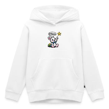 Ostern Hase Stern Cartoon für Babys - Kids Premium Organic Hoodie - white - Front - AI Model Kid Female (0cm)