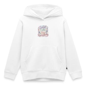 Pharmacien hospitalier Petite pilule Sécurité des médicaments - Sweat Premium à capuche enfant bio - blanc - Devant - AI Model Kid Female (0cm)