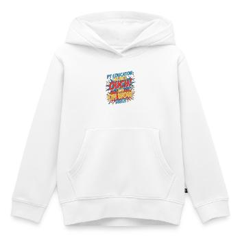 PT Educator Turning Ouch Into Movement Specialist - Kids Premium Organic Hoodie - white - Front - AI Model Kid Female (0cm)