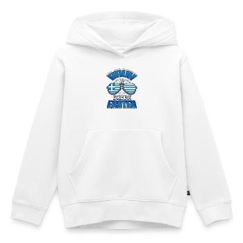 Orthodox Easter Bruh It Is Greek Easter - Kids Premium Organic Hoodie - white - Front - AI Model Kid Female (0cm)