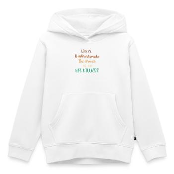 Pregnancy Hospital Nurse - Kids Premium Organic Hoodie - white - Front - AI Model Kid Female (0cm)