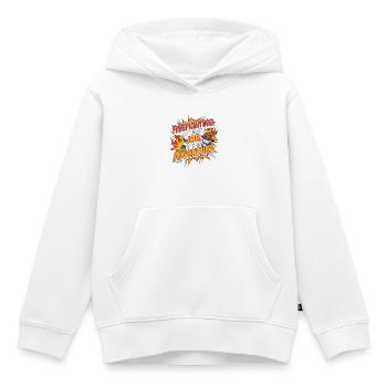 Lieutenant de pompiers Pompiers Pas seulement Équipe de Secours - Sweat Premium à capuche enfant bio - blanc - Devant - AI Model Kid Female (0cm)