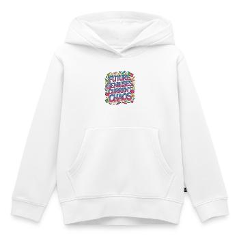 Enseignant du primaire Futurs génies Enseignant du primaire - Sweat Premium à capuche enfant bio - blanc - Devant - AI Model Kid Female (0cm)