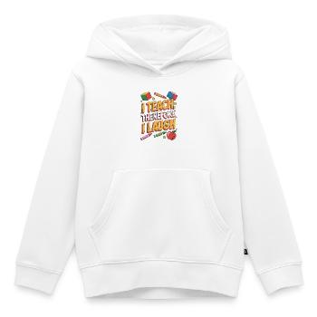 Elementary Teacher I Teach Therefore Educator - Kids Premium Organic Hoodie - white - Front - AI Model Kid Female (0cm)