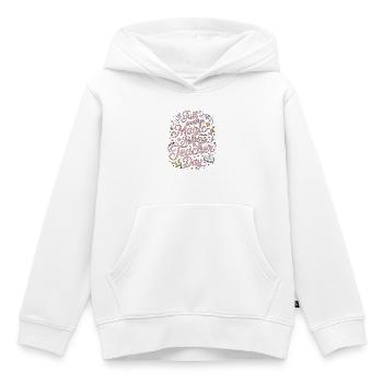 Institutrice d’élément, juste un autre éducateur de magie - Sweat Premium à capuche enfant bio - blanc - Devant - AI Model Kid Female (0cm)