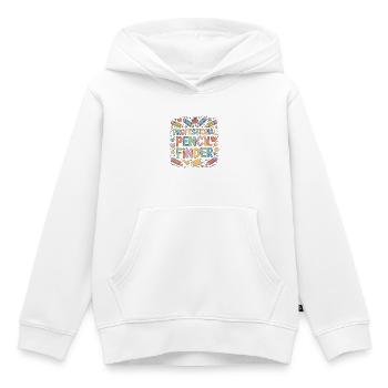 Elementary Teacher Professional Pencil Educator - Kids Premium Organic Hoodie - white - Front - AI Model Kid Female (0cm)