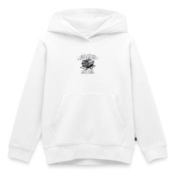 Wenn Motoren sprechen könnten - Kinder Premium Organic Hoodie - Weiß - Vorne - AI Model Kid Female (0cm)