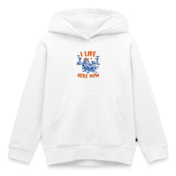 Fan de Bigfoot Baseball J’habite ici maintenant - Sweat Premium à capuche enfant bio - blanc - Devant - AI Model Kid Female (0cm)