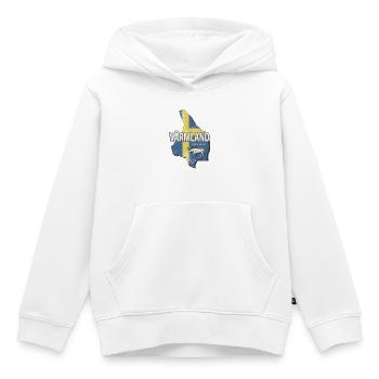 Värmland Schweden Retro Provinz Landkarte Souvenir - Kinder Premium Organic Hoodie - Weiß - Vorne - AI Model Kid Female (0cm)