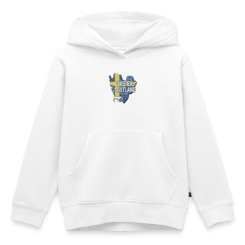 Västergötland in Schweden Retro Provinz Souvenir - Kinder Premium Organic Hoodie - Weiß - Vorne - AI Model Kid Female (0cm)