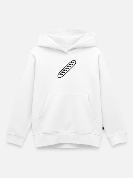 Zauberstab - Kinder Premium Organic Hoodie - Weiß