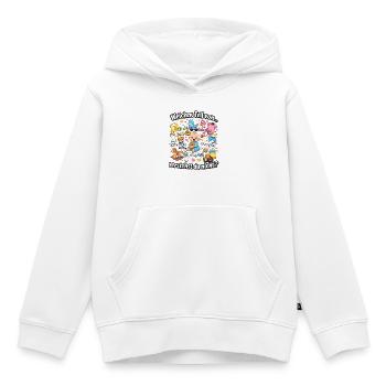 Welchen Teil von Babychaos verstehst du nicht - Kinder Premium Organic Hoodie - Weiß - Vorne - AI Model Kid Female (0cm)
