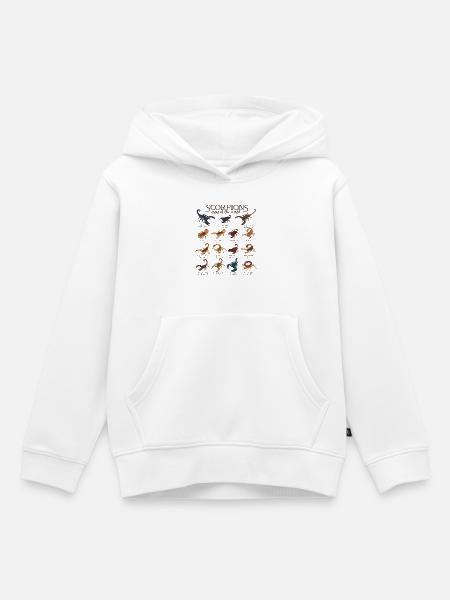 Skorpione weltweit - Skorpion - Kinder Premium Organic Hoodie - Weiß