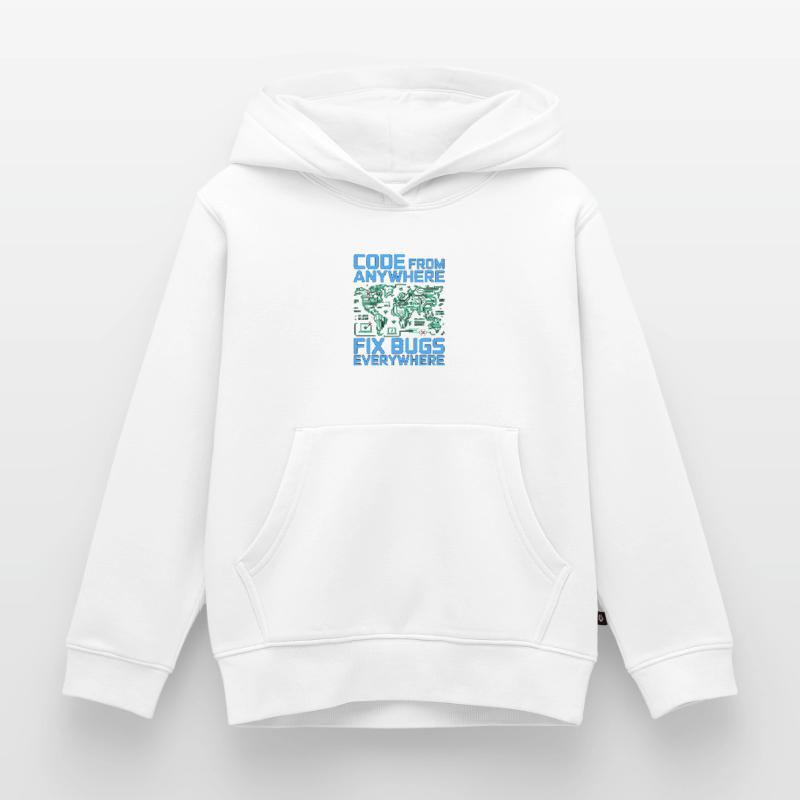 Remote Developer Code From Anywhere Remote Tech Kinder Premium Organic Hoodie