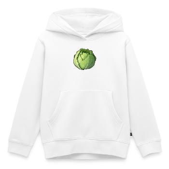 Salat - Kinder Premium Organic Hoodie - Weiß - Vorne - AI Model Kid Female (0cm)