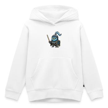Knight Owl Ren Faire Mittelalterfest - Kinder Premium Organic Hoodie - Weiß - Vorne - AI Model Kid Female (0cm)