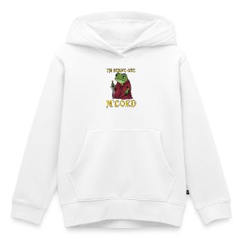 Ich bin ausgebrannt, M'Lord Ren Faire Mittelalter - Kinder Premium Organic Hoodie - Weiß - Vorne - AI Model Kid Female (0cm)
