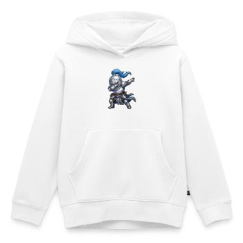Kinder Dabben Knight Ren Faire Mittelalter - Kinder Premium Organic Hoodie - Weiß - Vorne - AI Model Kid Female (0cm)