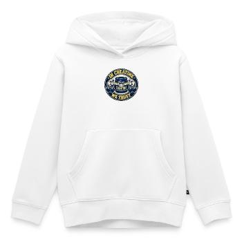 Creatine Power We Trust - Kids Premium Organic Hoodie - white - Front - AI Model Kid Female (0cm)