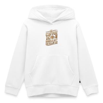 Développeur d’applications mobiles : pas de café, pas de programmation - Sweat Premium à capuche enfant bio - blanc - Devant - AI Model Kid Female (0cm)