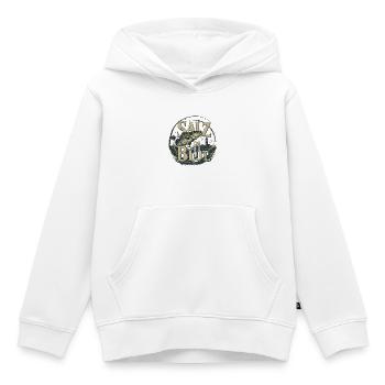 Salz im Blut Angler Fischer Fischen - Kinder Premium Organic Hoodie - Weiß - Vorne - AI Model Kid Female (0cm)